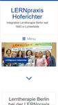 Mobile Screenshot of lerntherapie-berlin.net
