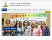 Tablet Screenshot of lerntherapie-berlin.net